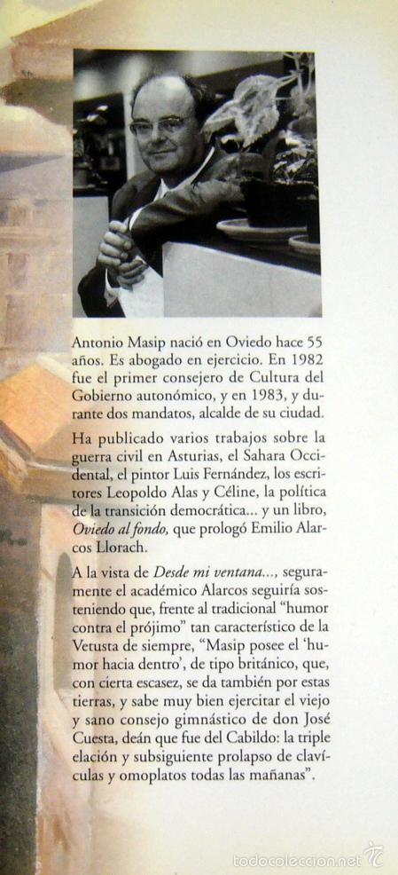 Libros de segunda mano: DESDE MI VENTANA...... - ANTONIO MASIP - EDICIONES NOBEL. 2001 - Foto 3