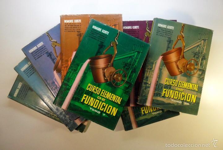 Libros de segunda mano: Curso Elemental de Fundici&oacute;n - 8 Tomos - Honor&eacute; Coste - Bruguera - 1964 - Foto 2