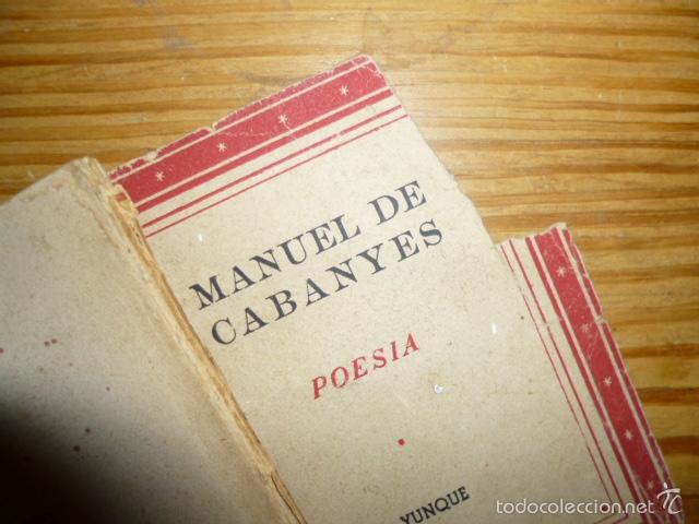 Libros de segunda mano: Manuel de Cabanyes. Poesia - Foto 2