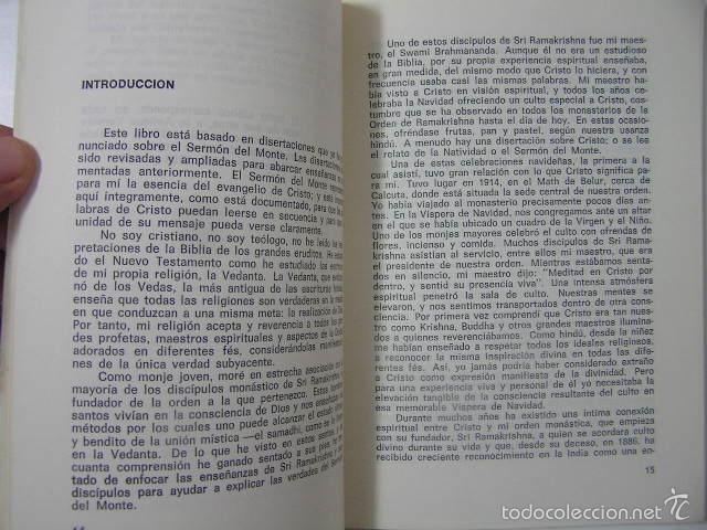 Libros de segunda mano: el sermon del monte,prabhavananda,1976,kier ed,ref paraciencias bs8 - Foto 5