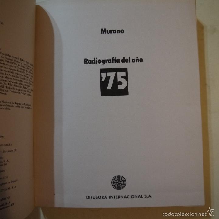Libros de segunda mano: RADIOGRAFIA DEL A&Ntilde;O 75 - DIFUSORA INTERNACIONAL - 1976 - Foto 3