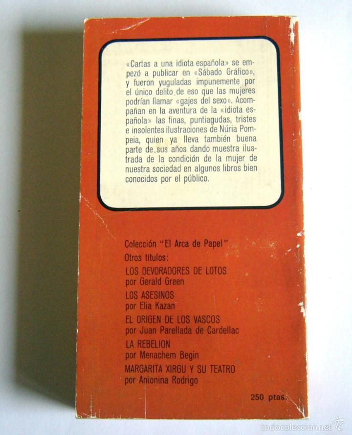 Libros de segunda mano: CARTAS A UNA IDIOTA ESPA&Ntilde;OLA - LIDIA FALCON - Foto 2
