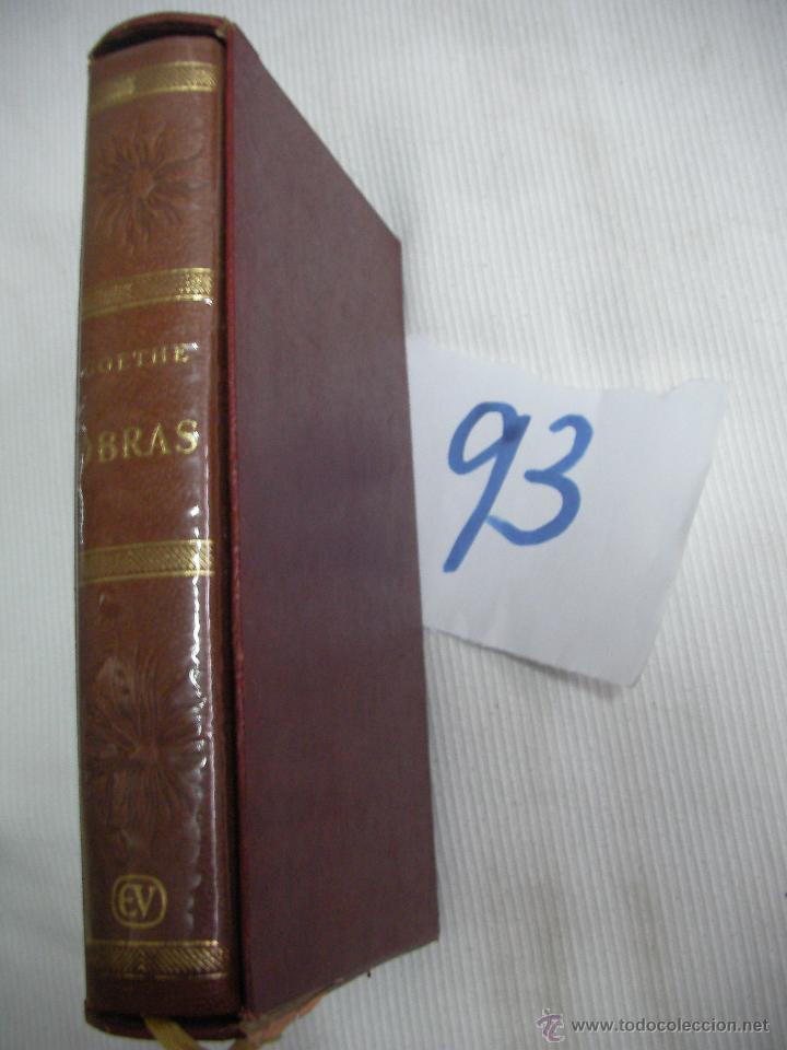 Libros de segunda mano: OBRAS - GOETHE - Foto 1