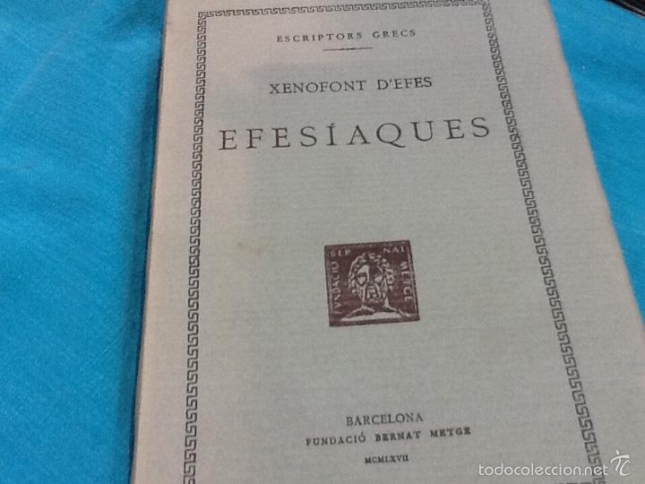 Libros de segunda mano: Escriptors grecs , efesiaques , xenofont defes 1967 - Foto 1