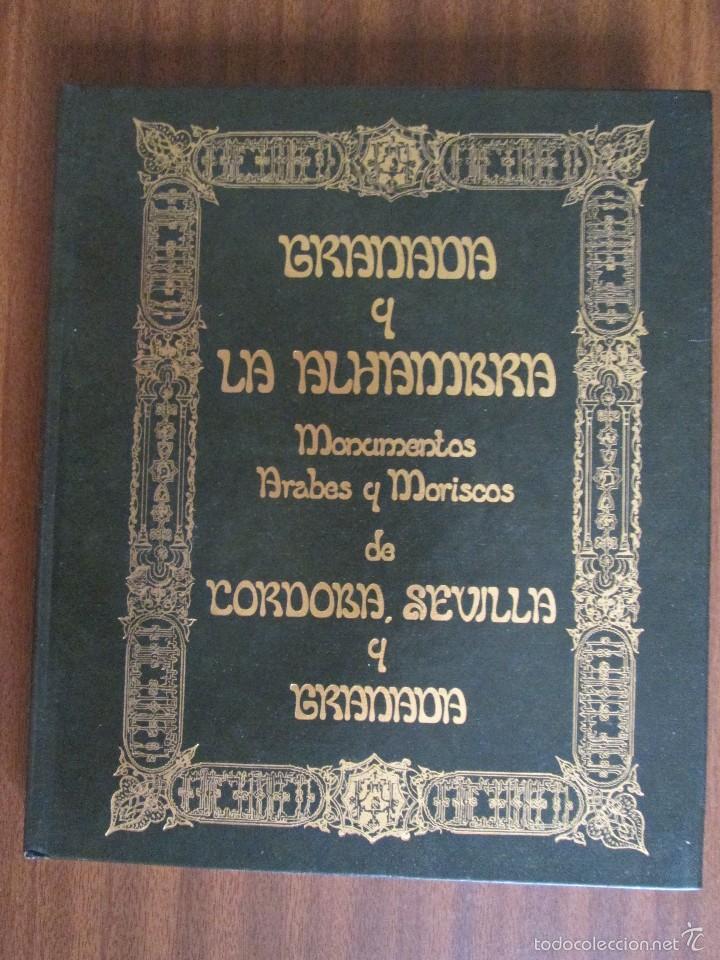 Libros de segunda mano: Granada y la Alhambra ~ Monumentos &aacute;rabes --- Girault de Prangey - Foto 1