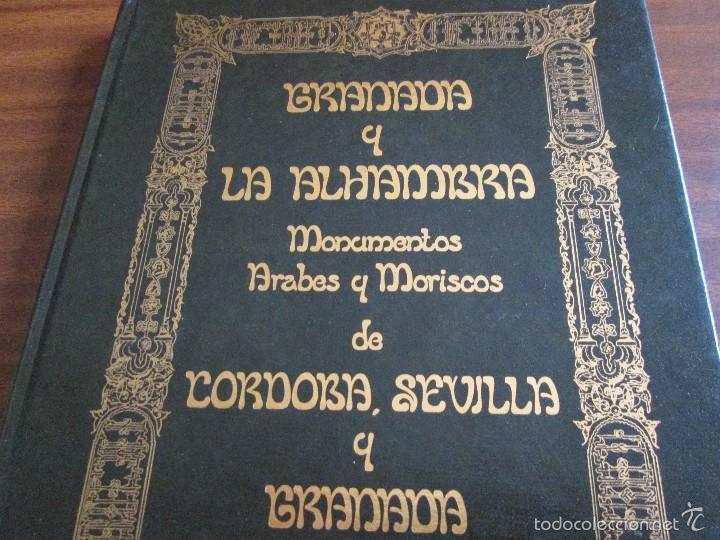 Libros de segunda mano: Granada y la Alhambra ~ Monumentos &aacute;rabes --- Girault de Prangey - Foto 2