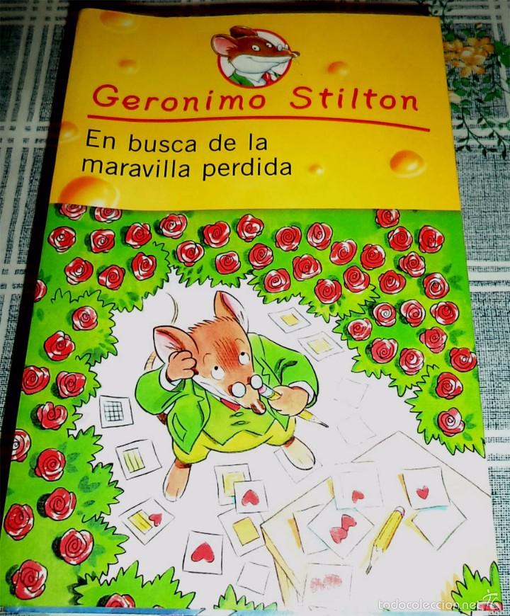Libros de segunda mano: GERONIMO STILTON - EN BUSCA DE LA MARAVILLA PERDIDA - CIRCULO DE LECTORES - Foto 1