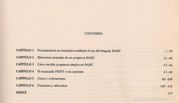 Libros de segunda mano: Programaci&oacute;n Basic : complemento del texto : principios de procesamiento de datos / Stern - Foto 2