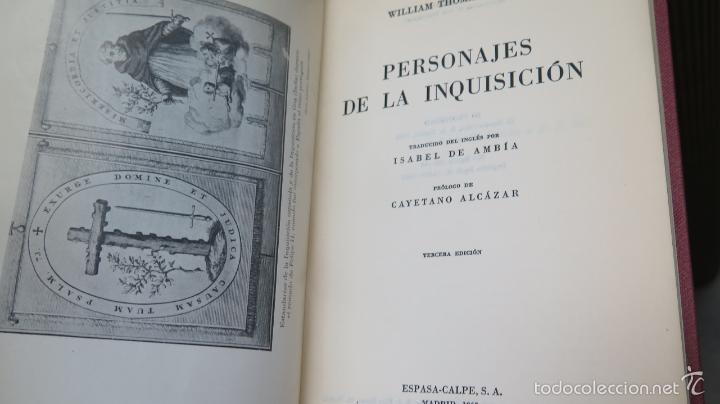 Libros de segunda mano: PERSONAJES DE LA INQUISICION. W. T. WALSH - Foto 2