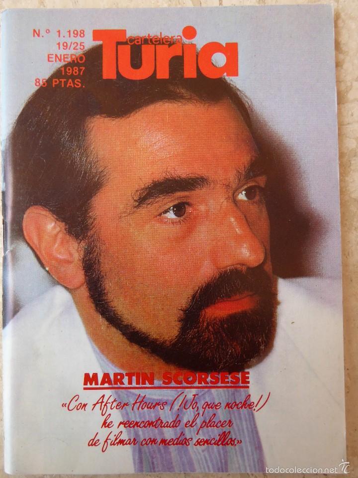 Libros de segunda mano: CARTELERA TURIA. CR&Iacute;TICA CINEMATOGR&Aacute;FICA Y CULTURAL N&ordm; 1198. 19/25 ENERO 1987