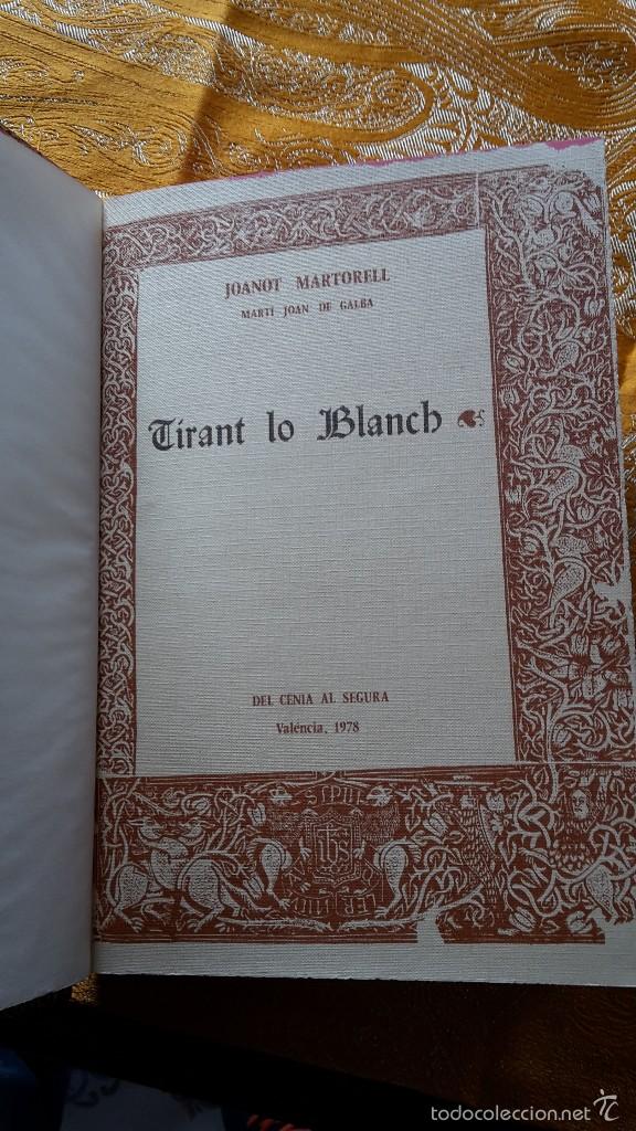 Libros de segunda mano: Tirant lo Blanch, Joanot Martorell - Foto 3