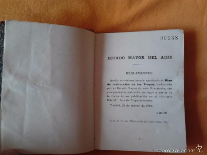 Libros de segunda mano: PLAN DE INSTRUCCI&Oacute;N DE LAS TROPAS, EJERCITO DEL AIRE, ESTADO MAYOR, MADRID 1942 - Foto 3
