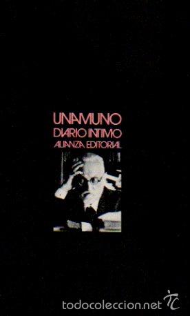 Libros de segunda mano: DIARIO &Iacute;NTIMO - UNAMUNO. ALIANZA EDITORIAL, 1970 - Foto 1