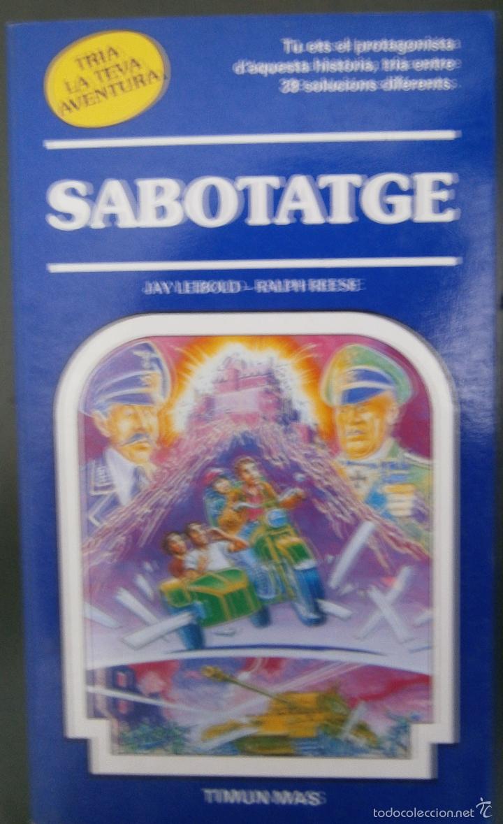 Libros de segunda mano: Sabotatge - Jay Leibold - Ralph Reese - Foto 1