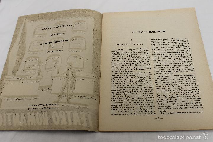Libros de segunda mano: TEATRO ROMANTICO, TEMAS ESPA&Ntilde;OLES N&ordm; 252, 1955 - Foto 2