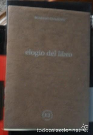 Libros de segunda mano: Elogio del libro, Romano Guardini - Foto 1