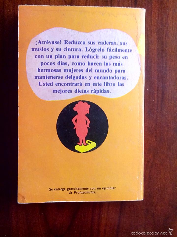Libros de segunda mano: MINI-LIBROS. PROTAGONISTAS, ADELGACE EN POCOS DIAS N&deg; 1. - Foto 2