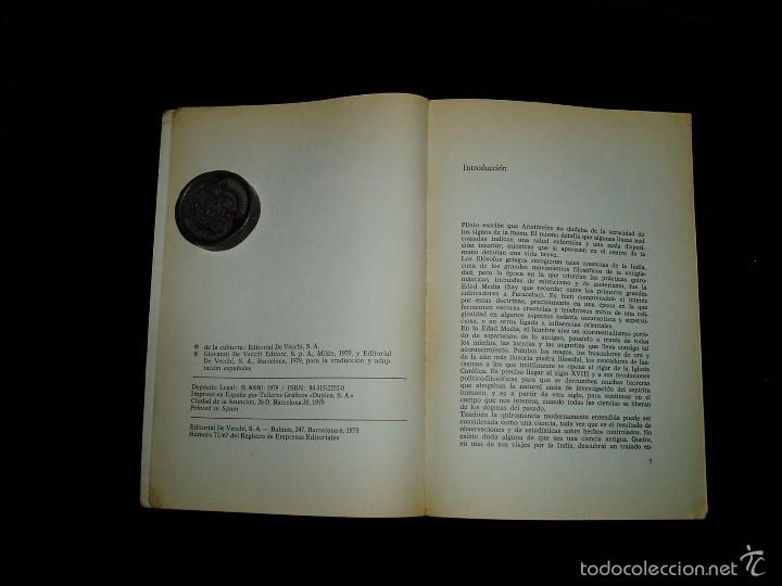 Libros de segunda mano: Quiromancia Editorial Vecchi 1979 - Foto 2