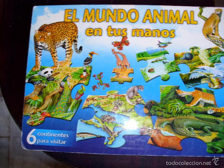 Libri di seconda mano: EL MUNDO ANIMAL EN TUS MANOS. 6 CONTINENTES PARA VISITAR. (Z30)