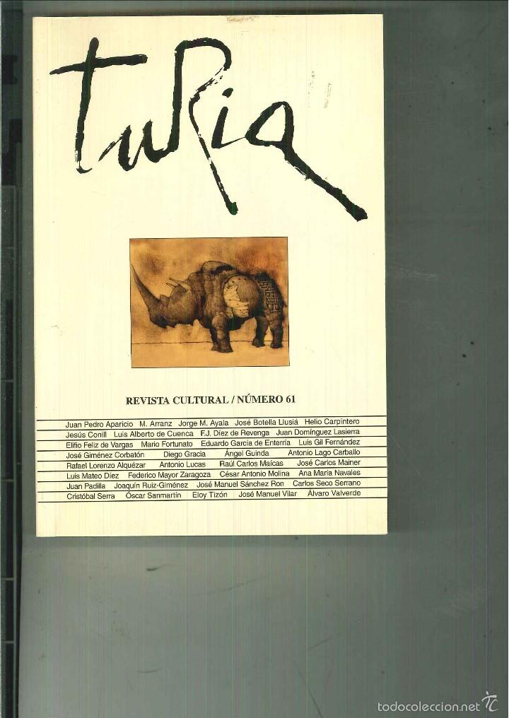 Libros de segunda mano: TURIA. REVISTA CULTURAL N&ordm; 61 - Foto 1