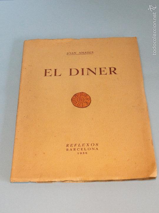 Libros de segunda mano: EL DINER.-- JOAN AMADES . 1&ordf; EDI. 1938 - Foto 1