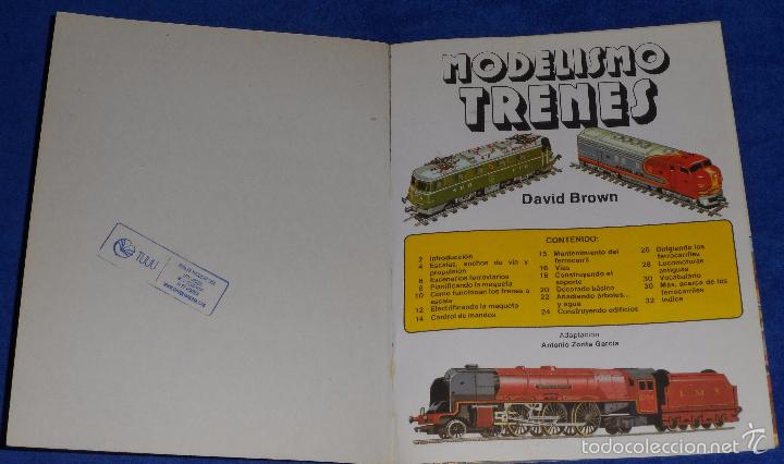Libros de segunda mano: Modelismo - Trenes - PLESA - SM (1983) - Foto 2