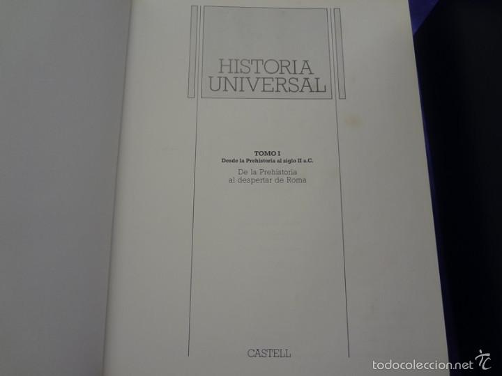 Libros de segunda mano: HISTORIA UNIVERSAL. 8 TOMOS.CASTELL.1989 - Foto 3