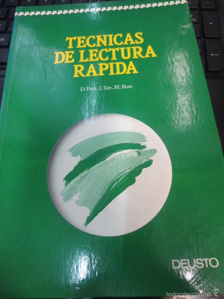 Libros de segunda mano: TECNICAS DE LECTURA RAPIDA VV.AA EDIT DEUSTO A&Ntilde;O 88 - Foto 1