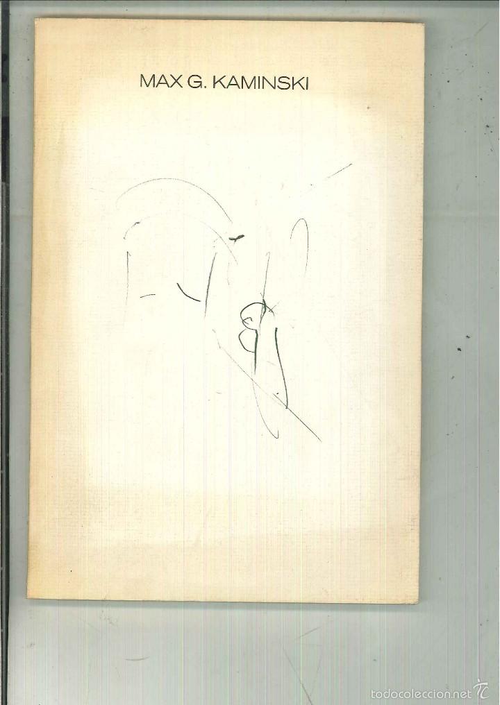 Libros de segunda mano: MAX G. KAMINSKI. GALERIE SCHEFFEL - Foto 1