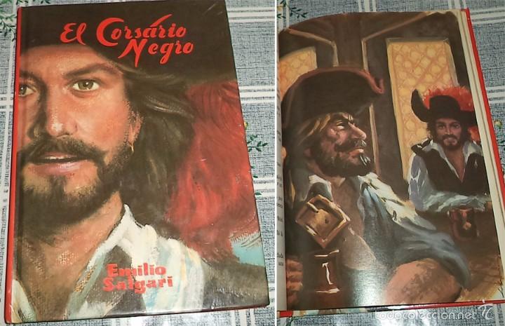 Libros de segunda mano: EMILIO SALGARI  4 TOMOS + JULIO VERNE 2 TOMOS - Foto 1