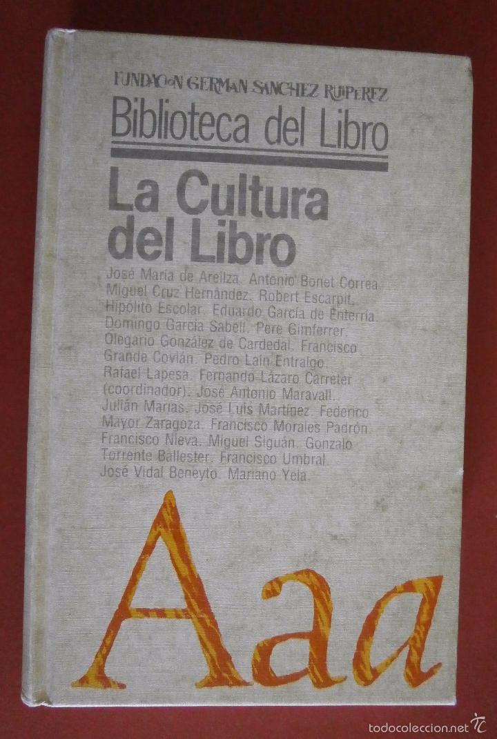 Libros de segunda mano: La cultura del libro. VV.AA. - Foto 1