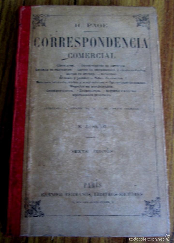 Libros de segunda mano: CORRESPONDENCIA COMERCIAL - Por H. Page - Foto 1
