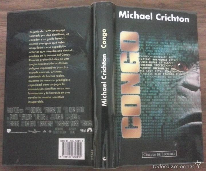 Libros de segunda mano: CONGO  MICHAEL CRICHTON PLAZA & JANES CIRCULO DE LECTORES  1993 - Foto 1