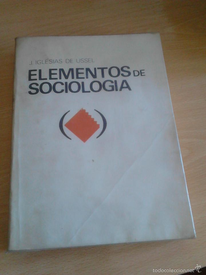 Libros de segunda mano: ELEMENTOS DE SOCIOLOGIA - Foto 1