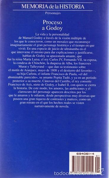 Libros de segunda mano: PROCESO A GODOY  CARLOS ROJAS - Foto 2