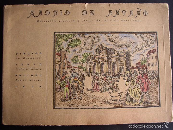 Libros de segunda mano: MADRID DE ANTA&Ntilde;O. EVOCACI&Oacute;N PL&Aacute;STICA Y L&Iacute;RICA DE LA VIDA MATRITENSE DEL PASADO SIGLO .