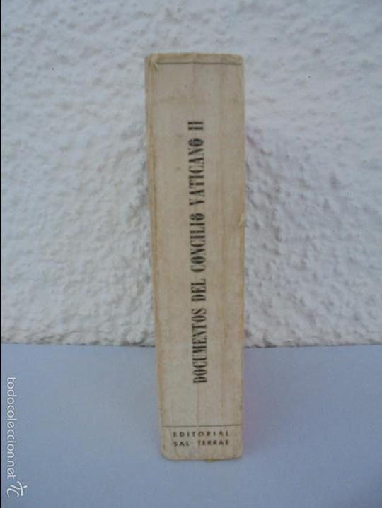 Libros de segunda mano: DOCUMENTOS DEL CONCILIO VATICANO II. CONSTITUCIONES DECRETOS DECLARACIONES. JOAQUIN SALAVERRI - Foto 2