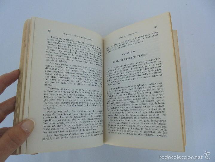 Libros de segunda mano: DOCUMENTOS DEL CONCILIO VATICANO II. CONSTITUCIONES DECRETOS DECLARACIONES. JOAQUIN SALAVERRI - Foto 13