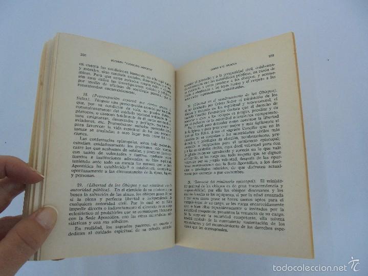 Libros de segunda mano: DOCUMENTOS DEL CONCILIO VATICANO II. CONSTITUCIONES DECRETOS DECLARACIONES. JOAQUIN SALAVERRI - Foto 14