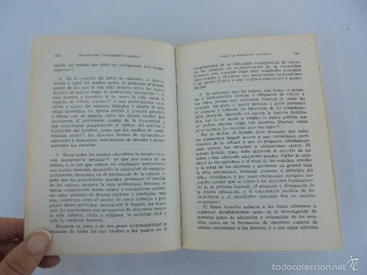 Libros de segunda mano: DOCUMENTOS DEL CONCILIO VATICANO II. CONSTITUCIONES DECRETOS DECLARACIONES. JOAQUIN SALAVERRI - Foto 16