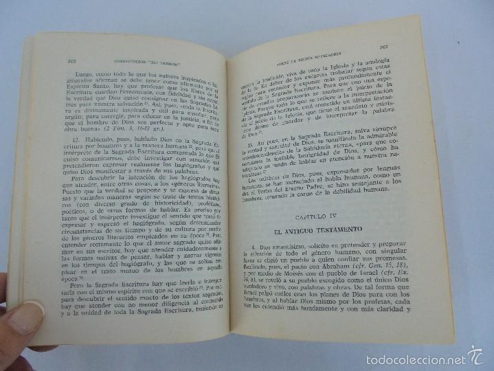 Libros de segunda mano: DOCUMENTOS DEL CONCILIO VATICANO II. CONSTITUCIONES DECRETOS DECLARACIONES. JOAQUIN SALAVERRI - Foto 17
