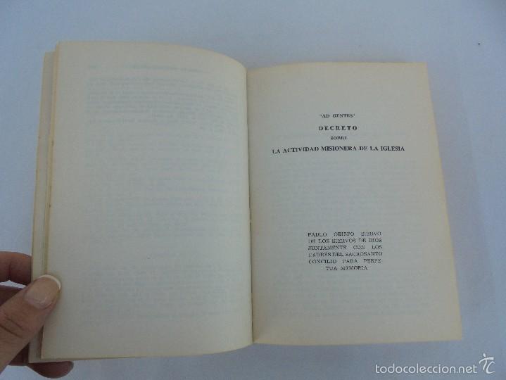 Libros de segunda mano: DOCUMENTOS DEL CONCILIO VATICANO II. CONSTITUCIONES DECRETOS DECLARACIONES. JOAQUIN SALAVERRI - Foto 18