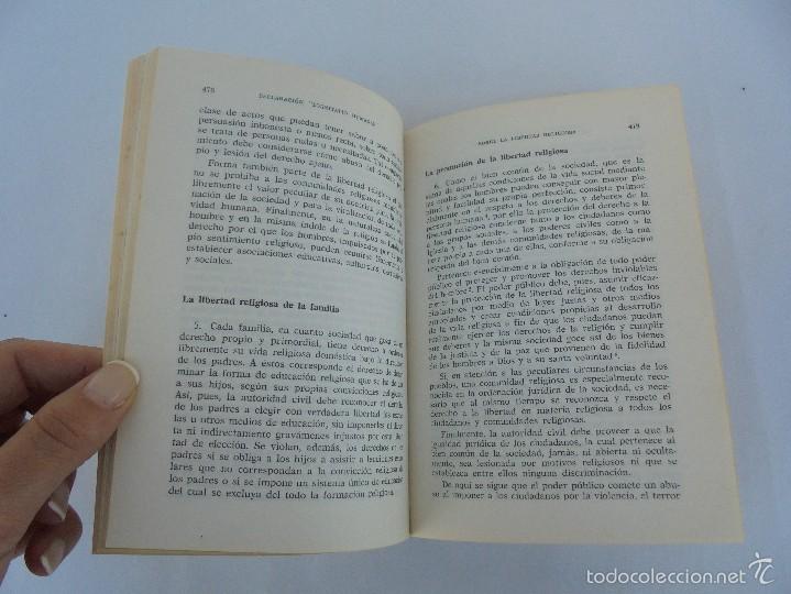 Libros de segunda mano: DOCUMENTOS DEL CONCILIO VATICANO II. CONSTITUCIONES DECRETOS DECLARACIONES. JOAQUIN SALAVERRI - Foto 19