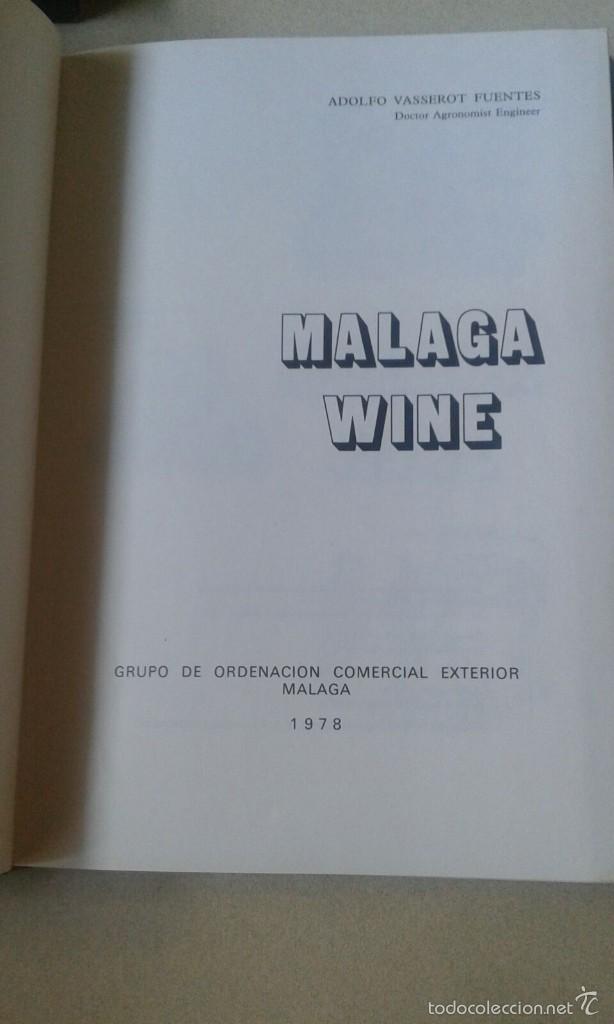 Libros de segunda mano: LIBRO MALAGA WINE TEXTO EN INGLES - Foto 6