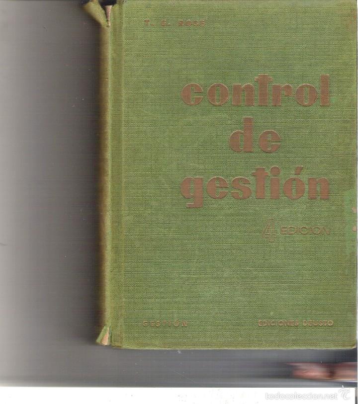 Libros de segunda mano: 1 LIBRO A&Ntilde;O 1965 - EDICIONES DEUSTO ( CONTROL DE GESTION 4 EDICION ) - Foto 1