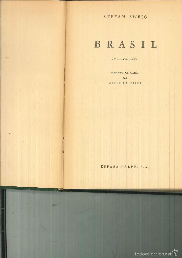 Libros de segunda mano: BRASIL. Stefan Zweig - Foto 1