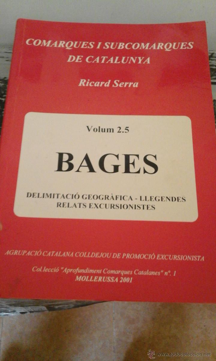 Libros de segunda mano: Comarques i subcomarques de Catalunya. Volum 2.5 Bages. - Foto 1