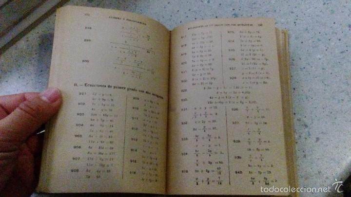 Libros de segunda mano: ALGEBRA Y TRIGONOMETRIA 1951 EDITORIAL BRU&Ntilde;O - Foto 4
