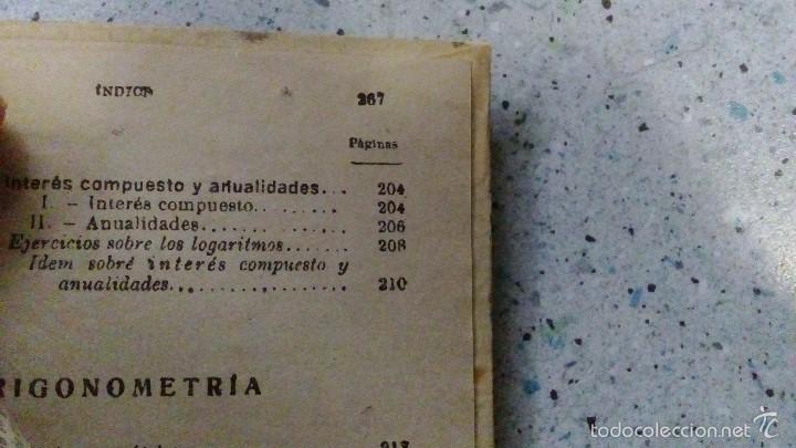 Libros de segunda mano: ALGEBRA Y TRIGONOMETRIA 1951 EDITORIAL BRU&Ntilde;O - Foto 5