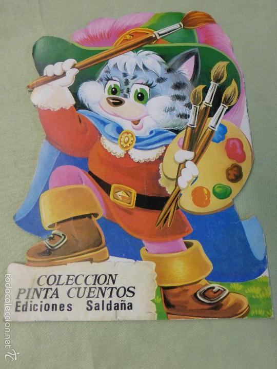 Libros de segunda mano: PINTA CUENTOS EL GATO CON BOTAS - Foto 2
